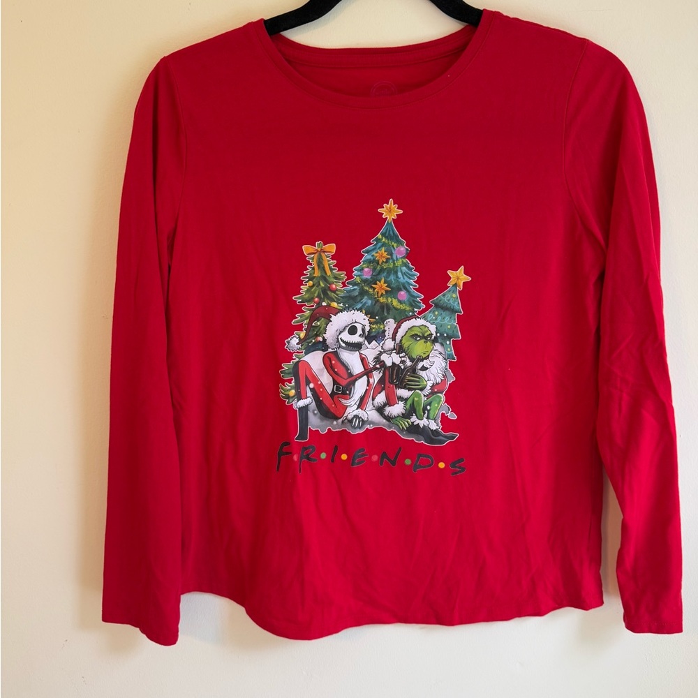 Custom Made Holiday Shirt “ Friends” 
*GREAT CONDITION*